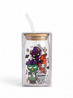Sanrio Hello Kitty And Friends Halloween Glass Tumbler – 16 oz